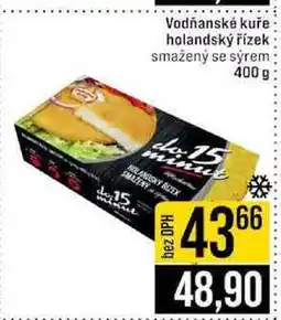 Jip Vodňanské kuře holandský řízek smažený se sýrem nabídka