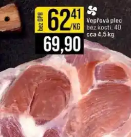 Jip Vepřová plec bez kosti, 4D nabídka