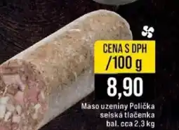 Jip Maso uzeniny Polička selská tlačenka nabídka