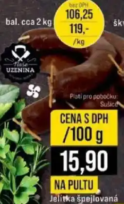 Jip Jelitka špejlovaná nabídka