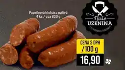 Jip Papriková klobása pálivá nabídka