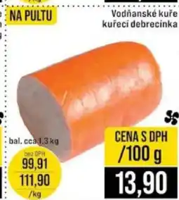 Jip Vodňanské kuře kuřecí debrecínka nabídka