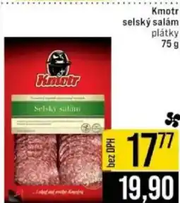 Jip Kmotr selský salám plátky nabídka