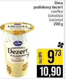 Jip Olma pudinkový dezert nabídka