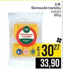 Jip A.W. Olomoucké tvarůžky dukáty nabídka