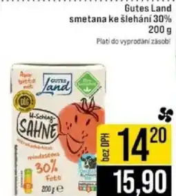 Jip Gutes Land smetana ke šlehání 30% nabídka