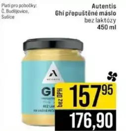 Jip Autentis Ghí přepuštěné máslo bez laktózy nabídka