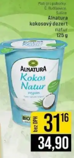 Jip Alnatura kokosový dezert natur nabídka