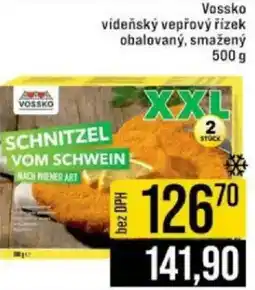 Jip Vossko vídeňský vepřový řízek obalovaný, smažený nabídka