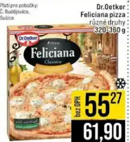 Jip Dr.Oetker Feliciana pizza nabídka