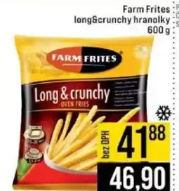 Jip Farm Frites long&crunchy hranolky nabídka