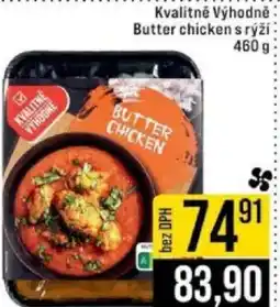 Jip Kvalitně Výhodně Butter chicken s rýží nabídka