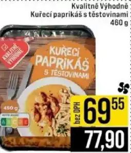 Jip Kvalitně Výhodně Kuřecí paprikáš s těstovinami nabídka