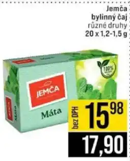 Jip Jemča: bylinný čaj nabídka