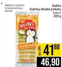 Jip Sedita Seditky dlouhé piškoty kokos nabídka