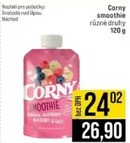 Jip Corny smoothie nabídka