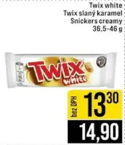 Jip Twix white Twix slaný karamel Snickers creamy nabídka
