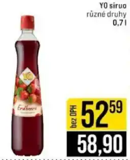 Jip YO sirup nabídka