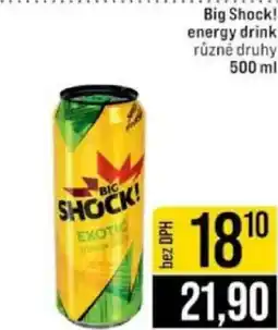 Jip Big Shock! energy drink nabídka