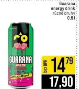 Jip Guarana energy drink nabídka