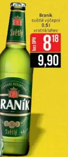 Jip Braník světlé výčepní nabídka