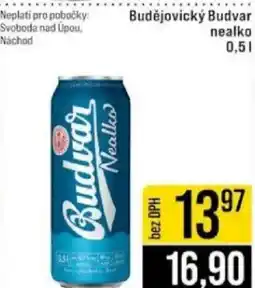 Jip Budějovický Budvar nealko nabídka