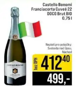 Jip Castello Bonomi Franciacorta Cuveé 22 DOCG Brut BIO nabídka