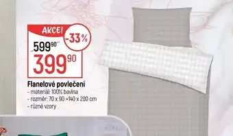 Flanelové povlečení