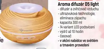 Aroma difuzér D5 light
