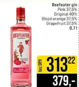 Jip Beefeater gin nabídka