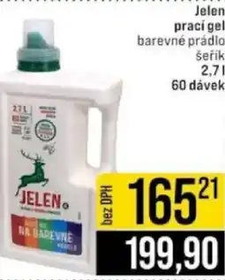 Jip Jelen prací gel barevné prádlo serik nabídka
