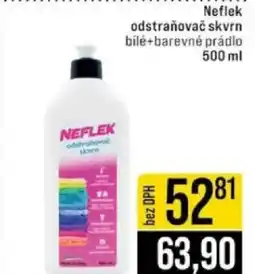 Jip Neflek odstraňovač skvrn bílé+barevné prádlo nabídka