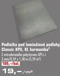 Uni Hobby Podložka pod laminátové podlahy Classic XPS, XL harmonika nabídka