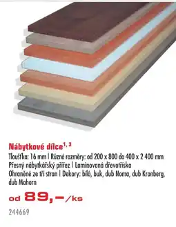 Uni Hobby Nábytkové dílce nabídka