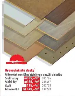 Uni Hobby Dřevovláknité desky nabídka