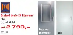 Uni Hobby Ocelové dveře ZK Hörmann nabídka
