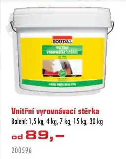 Uni Hobby Vnitřní vyrovnávací stěrka nabídka