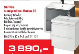 Uni Hobby Skříňka s umyvadlem Moduo 60 nabídka