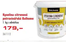 Uni Hobby Kyselina citronová potravinářská Balhome nabídka