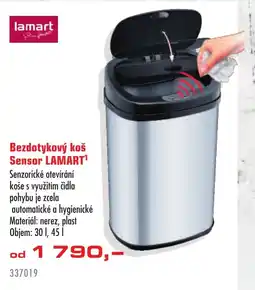 Uni Hobby Bezdotykový koš Sensor LAMART nabídka