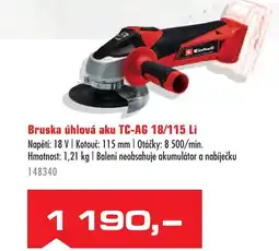 Uni Hobby Bruska úhlová aku TC-AG 18/115 Li nabídka