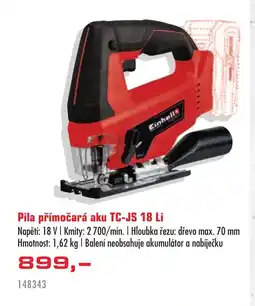 Uni Hobby Pila přímočará aku TC-JS 18 Li nabídka