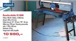 Uni Hobby Scheppach Řezačka dlaždic FS 3600 nabídka