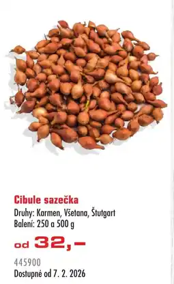 Uni Hobby Cibule sazečka nabídka