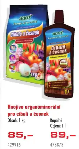 Uni Hobby Hnojivo organominerální pro cibuli a česnek nabídka