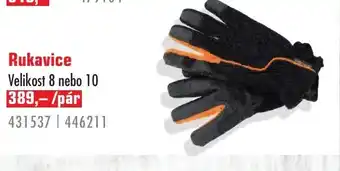Rukavice Velikost 8 nebo 10