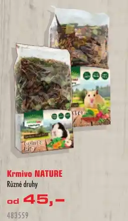 Uni Hobby Krmivo NATURE nabídka