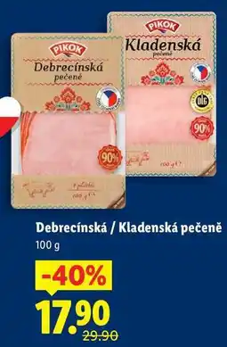 Lidl Debrecínská/Kladenská pečeně nabídka