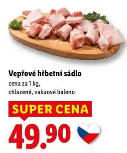 Lidl Vepřové hřbetní sádlo, cena za nabídka