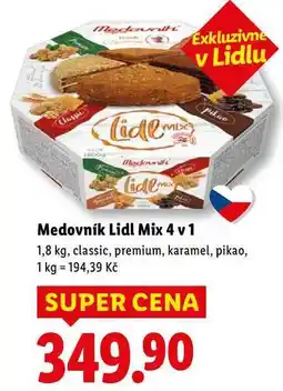 Lidl Medovník Lidl Mix 4 v 1 nabídka